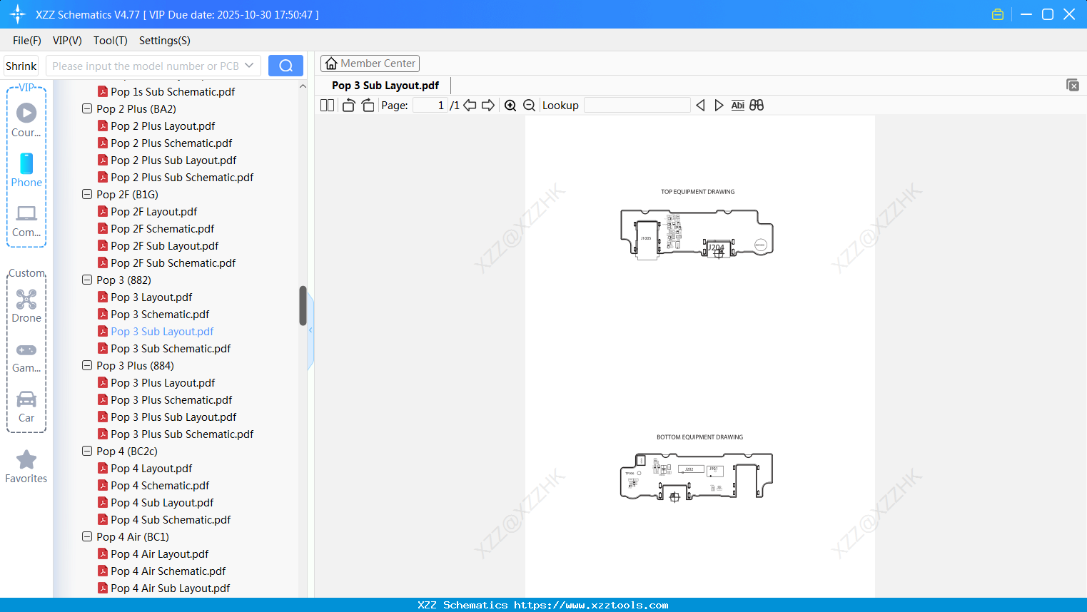 Tecno Pop 3 Sub Layout